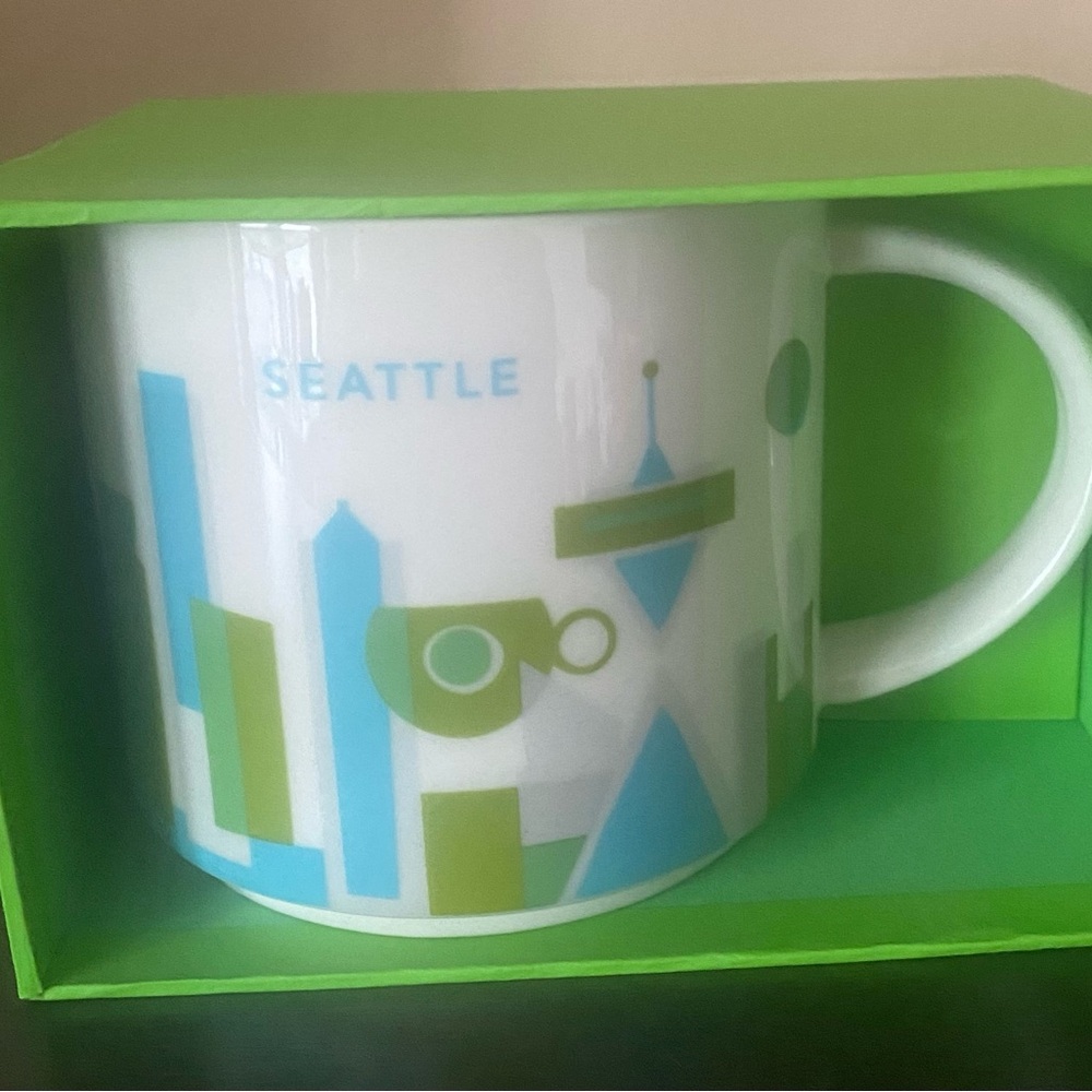 STARBUCKS You Are Here Collection Seattle Mug 14 oz